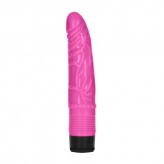 8 Inch Slight Realistic Dildo Vibe-Pink