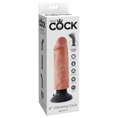 Vibrating Cock - 6 Inch - Flesh - Dildo Vibrante ultra Realistico