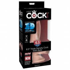 King Cock Triple Density 6.5" Cock withh
