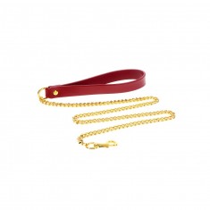 Chain Leash - Red