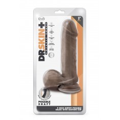 DR. SKIN PLUS 9 INCH THICK POSABLE DILDO